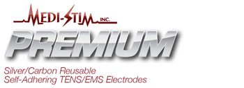 Medi-Stim Premium Silver/Carbon Reusable Electrodes