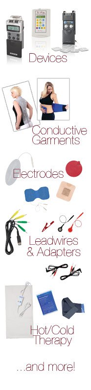 We're your complete source for quality electrotherapy equipment and supplies!